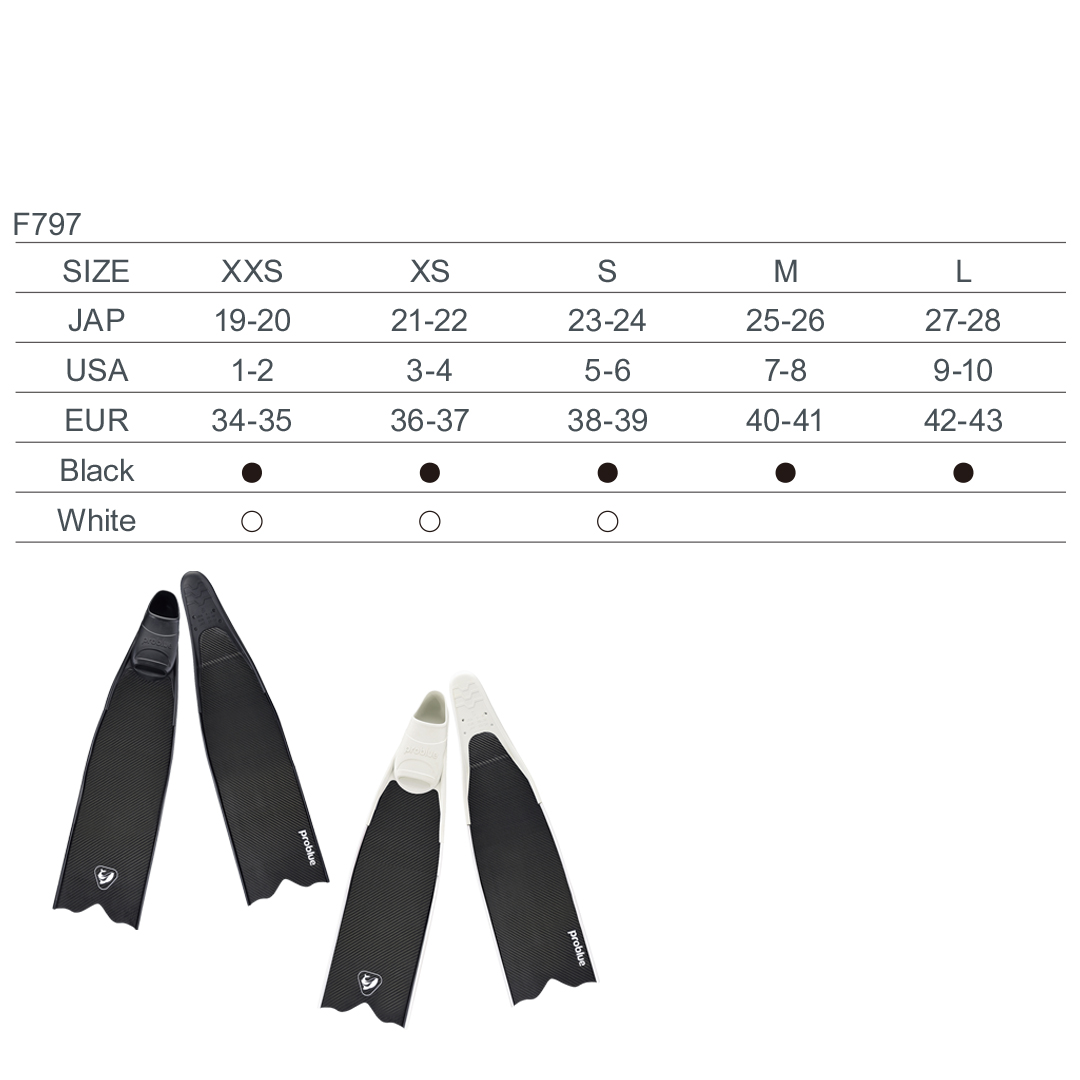 F-800｜Glassfiber Free Diving Fin