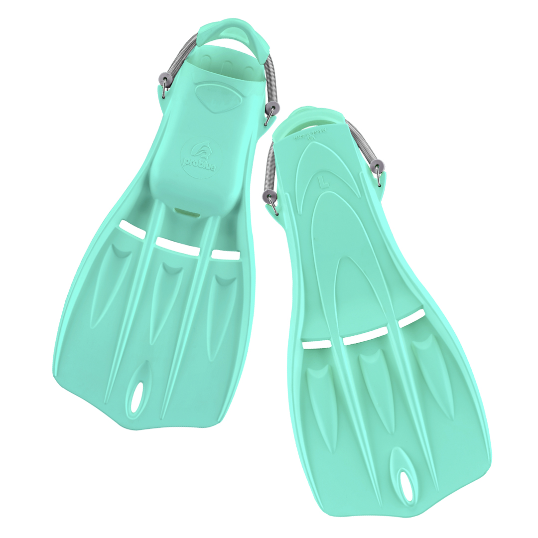 F-750S｜彈簧C型扣 橡膠噴射蛙鞋