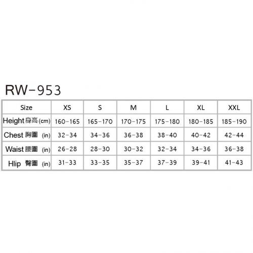 RW-953｜ชุดซุปเปอร์ยืดชาย 3.0 มม.