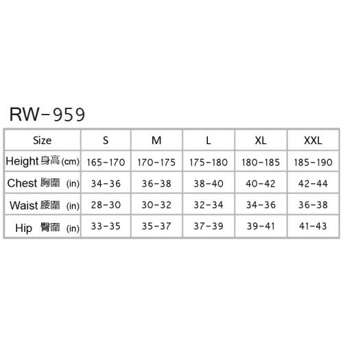 RW-959｜3.omm ชายเต็มชุด