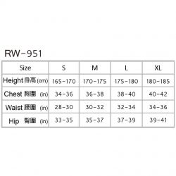 RW-951｜ชุดสูทชายขนาด 3.0 มม.