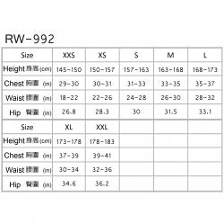 RW-992｜3mm 女款防寒衣