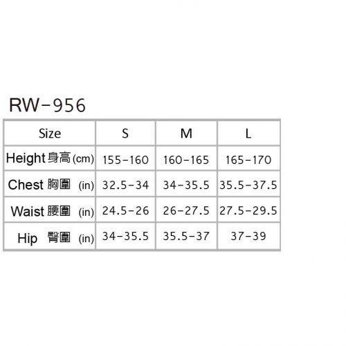 RW-956｜ชุดเต็มตัวผู้หญิง 3.0 มม.