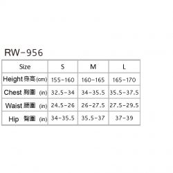 RW-956｜ชุดเต็มตัวผู้หญิง 3.0 มม.