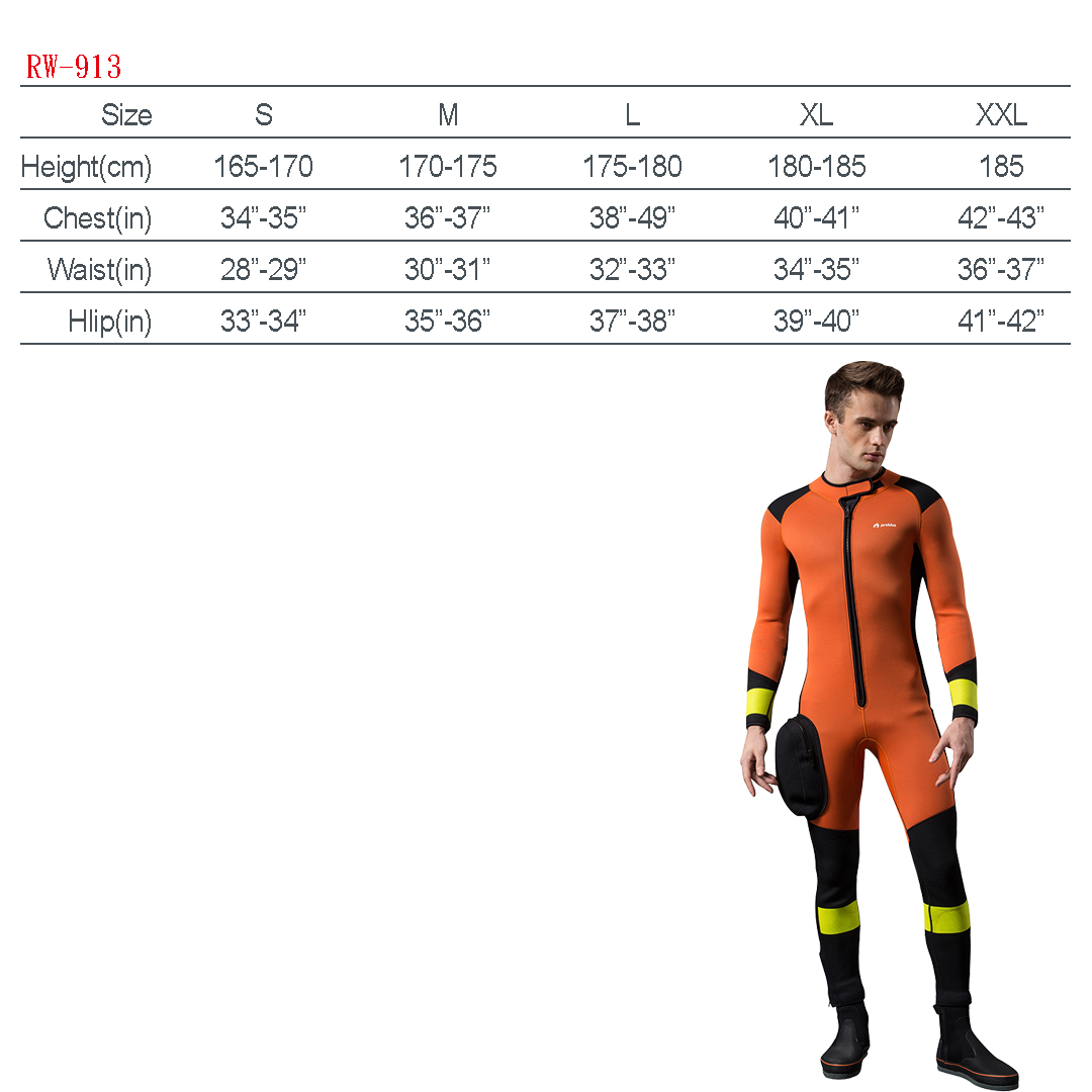 RW-913｜3mm 連身式反光條救援防寒衣